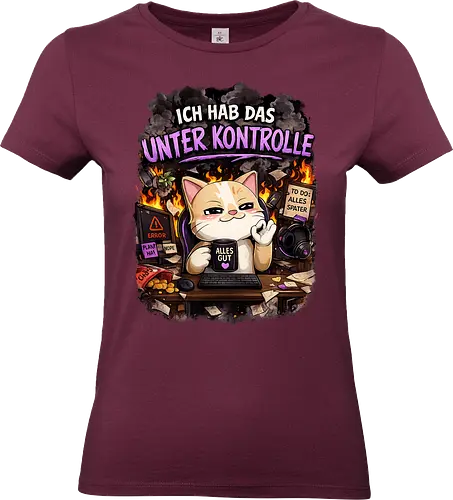 Ich hab das unter Kontrolle - Smilow, Twitch, Streamer, Katze, Chaos - Standard T-Shirt (Frauen)