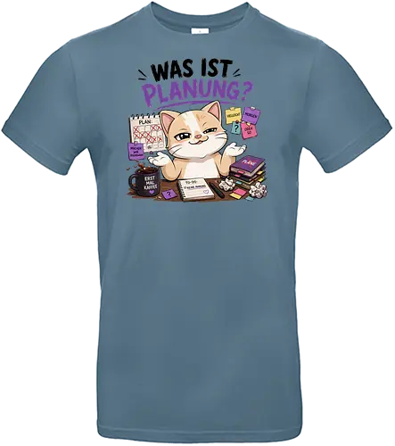 Was ist Planung? - Simlow, Twitch, Streamer, Katze, Chaos - Standard T-Shirt