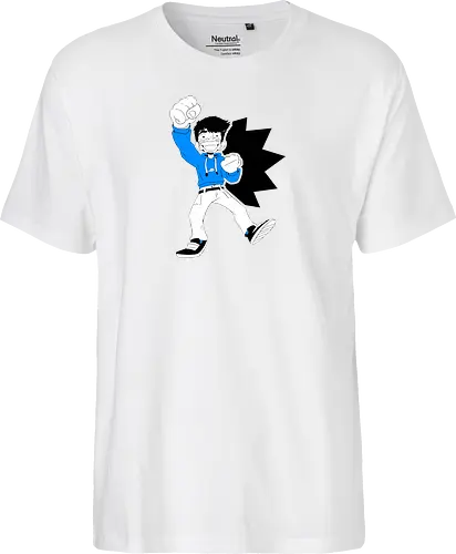 GermiBoi - Anime Character Blau Weiß