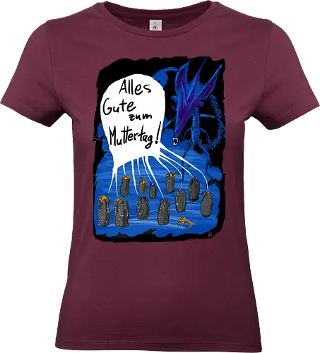 Alles Gute zum Muttertag! - Muttertag, Alien, Xenomorph - Standard T-Shirt (Frauen)