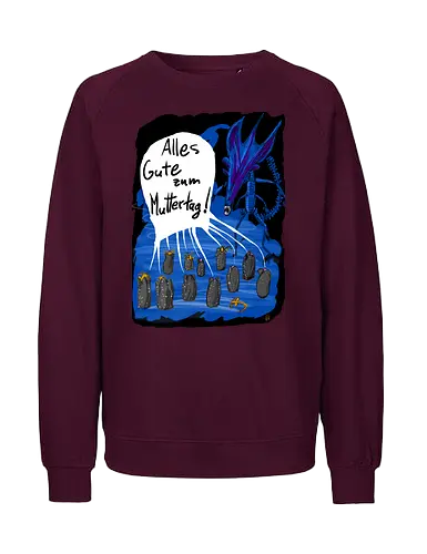 Alles Gute zum Muttertag! - Muttertag, Alien, Xenomorph - Fairtrade Sweatshirt