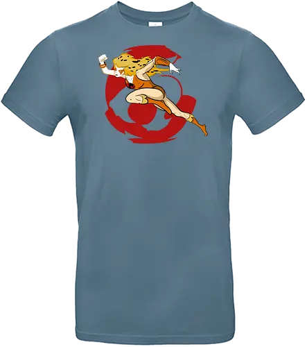 Cheetara – Speed of Thunder - cheetara, thunder cats, speed warrior, female fighter, retro cartoon, 80s animation, fast hero, warrior woman - Standard T-Shirt