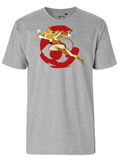 Cheetara – Speed of Thunder - cheetara, thunder cats, speed warrior, female fighter, retro cartoon, 80s animation, fast hero, warrior woman - Fairtrade T-Shirt