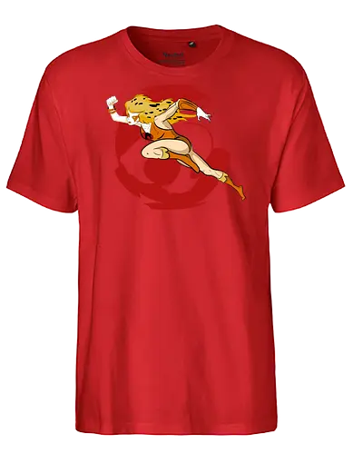 Cheetara – Speed of Thunder - cheetara, thunder cats, speed warrior, female fighter, retro cartoon, 80s animation, fast hero, warrior woman - Fairtrade T-Shirt