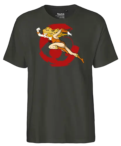 Cheetara – Speed of Thunder - cheetara, thunder cats, speed warrior, female fighter, retro cartoon, 80s animation, fast hero, warrior woman - Fairtrade T-Shirt