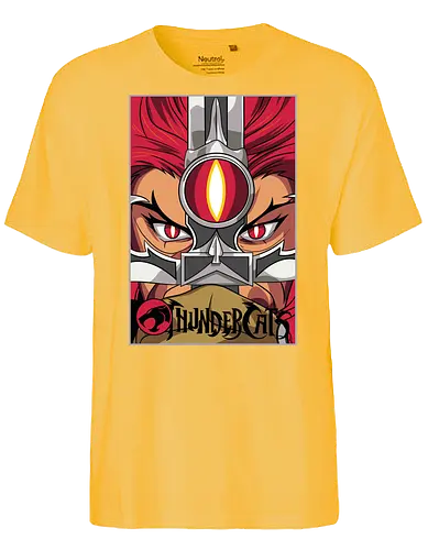 Lion-O – Sword of Power - lion o, thunder cats, sword of power, hero leader, retro cartoon, 80s hero, action warrior, iconic character - Fairtrade T-Shirt