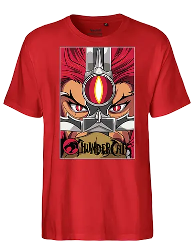 Lion-O – Sword of Power - lion o, thunder cats, sword of power, hero leader, retro cartoon, 80s hero, action warrior, iconic character - Fairtrade T-Shirt