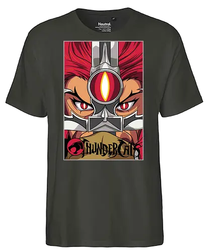 Lion-O – Sword of Power - lion o, thunder cats, sword of power, hero leader, retro cartoon, 80s hero, action warrior, iconic character - Fairtrade T-Shirt