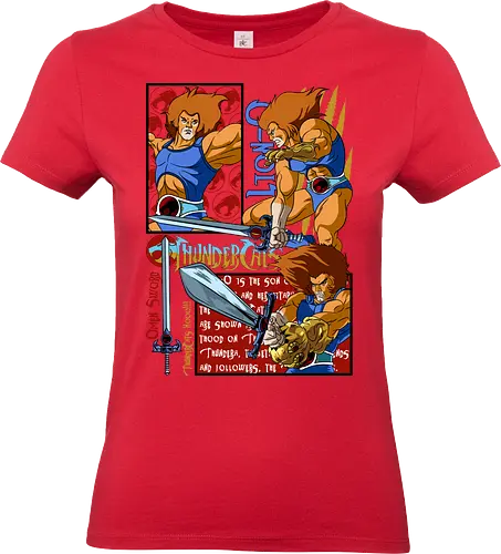 Lion-O – Eye of Power - lion o, thunder cats, eye symbol, hero focus, retro cartoon, 80s animation, powerful aura, leader hero - Standard T-Shirt (Frauen)