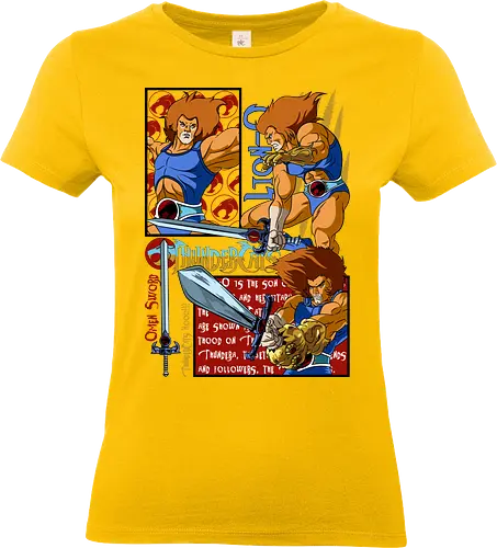 Lion-O – Eye of Power - lion o, thunder cats, eye symbol, hero focus, retro cartoon, 80s animation, powerful aura, leader hero - Standard T-Shirt (Frauen)