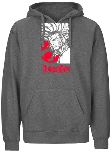 Lion-O – Retro Warrior - lion o, thunder cats, classic hero, retro style, 80s cartoon, vintage animation, warrior leader, nostalgic design - Fairtrade Hoodie