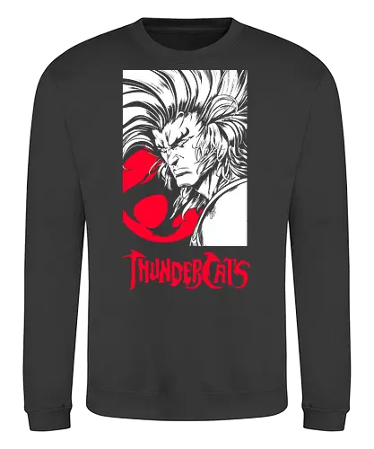 Lion-O – Retro Warrior - lion o, thunder cats, classic hero, retro style, 80s cartoon, vintage animation, warrior leader, nostalgic design - Sweatshirt