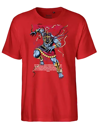 Mumm-Ra – Ever Living Evil - mumm ra, thunder cats, evil sorcerer, undead villain, retro cartoon, 80s animation, dark power, classic villain - Fairtrade T-Shirt