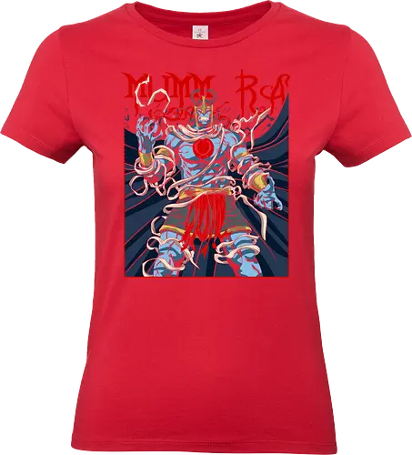 Mumm-Ra – Rising Evil - mumm ra, thunder cats, dark transformation, evil power, retro cartoon, 80s animation, villain rise, dark aura - Standard T-Shirt (Frauen)