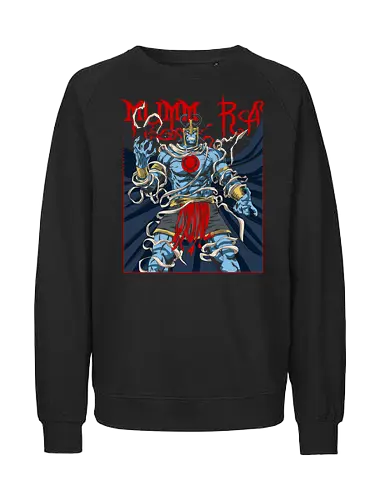 Mumm-Ra – Rising Evil - mumm ra, thunder cats, dark transformation, evil power, retro cartoon, 80s animation, villain rise, dark aura - Fairtrade Sweatshirt