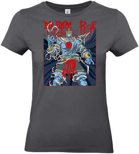 Mumm-Ra – Rising Evil - mumm ra, thunder cats, dark transformation, evil power, retro cartoon, 80s animation, villain rise, dark aura - Standard T-Shirt (Frauen)