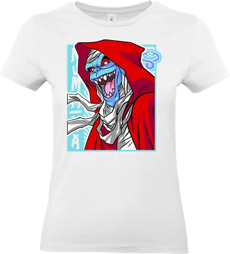 Mumm-Ra – Crimson Hood - mumm ra, thundercats, red hood, dark mage, villain design, retro cartoon, 80s animation, evil aura - Standard T-Shirt (Frauen)