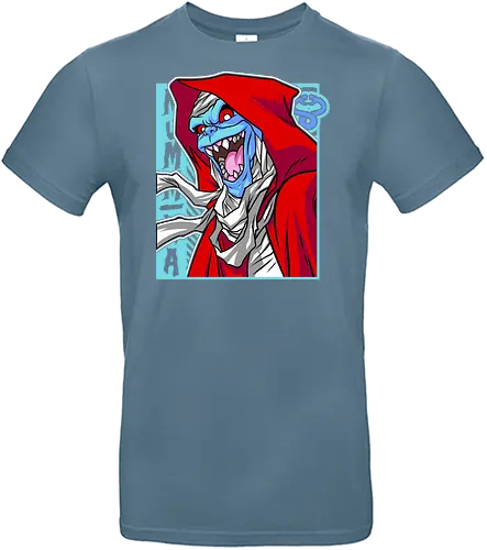 Mumm-Ra – Crimson Hood - mumm ra, thundercats, red hood, dark mage, villain design, retro cartoon, 80s animation, evil aura - Standard T-Shirt