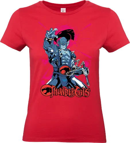 Panthro – Tech Warrior - panthro, thundercats, strong hero, tech fighter, retro cartoon, 80s animation, muscle warrior, action hero - Standard T-Shirt (Frauen)