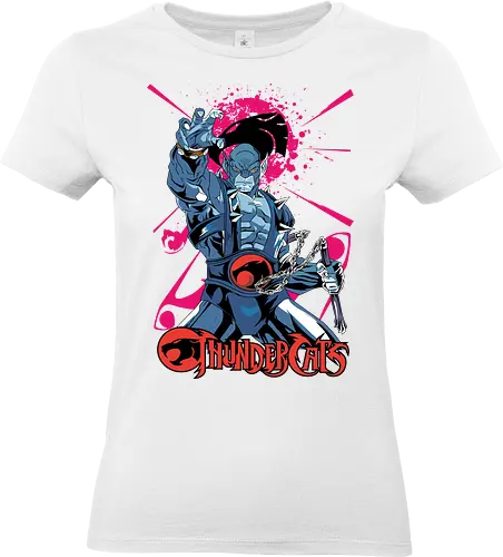 Panthro – Tech Warrior - panthro, thundercats, strong hero, tech fighter, retro cartoon, 80s animation, muscle warrior, action hero - Standard T-Shirt (Frauen)