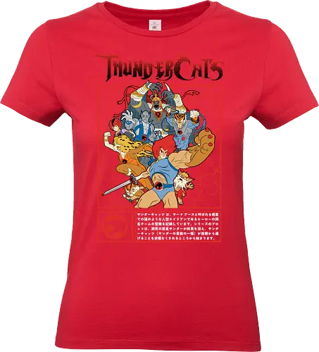 ThunderCats – Battle Frame - thundercats, team heroes, retro cartoon, 80s animation, action squad, comic style, classic show, group design - Standard T-Shirt (Frauen)