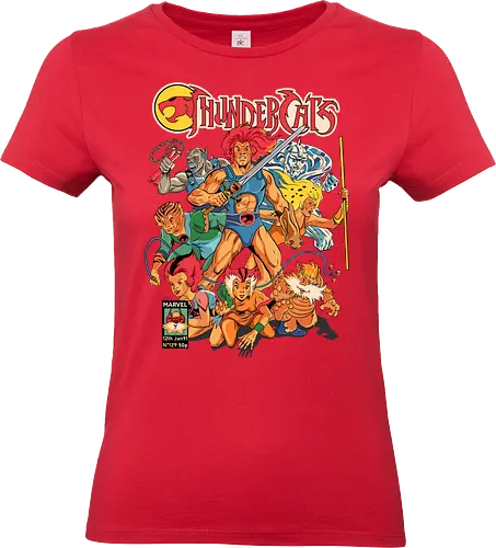 ThunderCats – Hero Squad - thundercats, hero team, retro cartoon, 80s animation, group characters, classic heroes, nostalgic vibe, action team - Standard T-Shirt (Frauen)