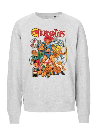ThunderCats – Hero Squad - thundercats, hero team, retro cartoon, 80s animation, group characters, classic heroes, nostalgic vibe, action team - Fairtrade Sweatshirt