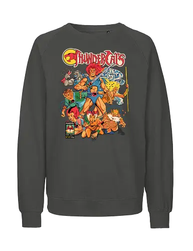 ThunderCats – Hero Squad - thundercats, hero team, retro cartoon, 80s animation, group characters, classic heroes, nostalgic vibe, action team - Fairtrade Sweatshirt