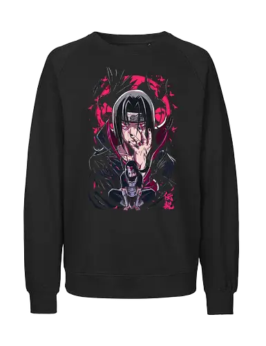 Itachi Uchiha Akatsuki - Shinobi Shippuden - Kawaii, Anime, Manga, Tokyo, Angry, Japanese Art, Aesthetic, Manga Style, Kelvatroji, Aggressive, Gamer, Otaku, Gift, Cool - Fairtrade Sweatshirt