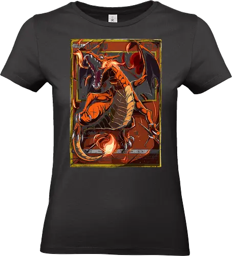 Mega Dragon - Pocket - charmeleon, Kawaii, Anime, Manga, Tokyo, Angry, Japanese Art, Aesthetic, Manga Style, Kelvatroji, Aggressive, Gamer, Otaku, Gift, Cool, mega charizard - Standard T-Shirt (Frauen)