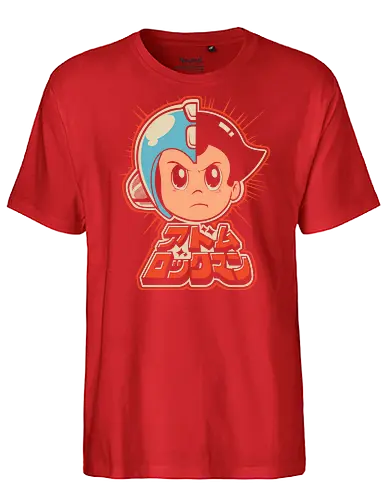 Future Hero - astro boy, classic anime, robot boy, retro anime, manga classic, robot hero, sci fi anime, osamu tezuka - Fairtrade T-Shirt