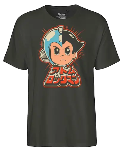 Future Hero - astro boy, classic anime, robot boy, retro anime, manga classic, robot hero, sci fi anime, osamu tezuka - Fairtrade T-Shirt
