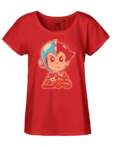 Future Hero - astro boy, classic anime, robot boy, retro anime, manga classic, robot hero, sci fi anime, osamu tezuka - Fairtrade Girl Shirt