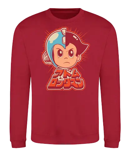 Future Hero - astro boy, classic anime, robot boy, retro anime, manga classic, robot hero, sci fi anime, osamu tezuka - Sweatshirt