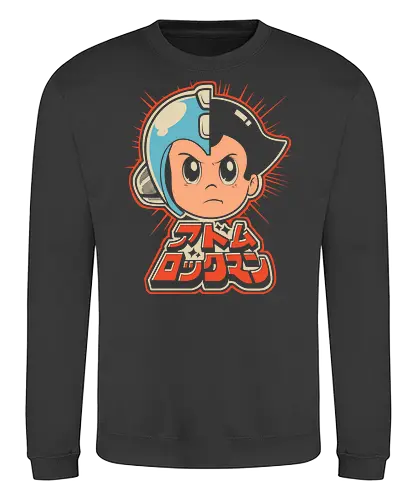 Future Hero - astro boy, classic anime, robot boy, retro anime, manga classic, robot hero, sci fi anime, osamu tezuka - Sweatshirt