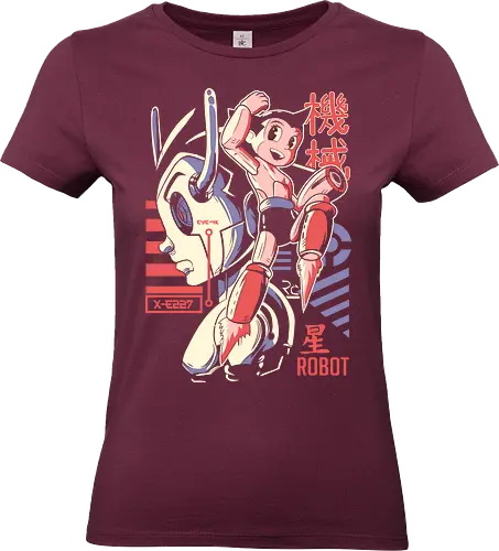Supersonic Flight - astro boy, flying robot, retro anime, robot kid, anime action, classic japan, vintage manga, futuristic hero - Standard T-Shirt (Frauen)