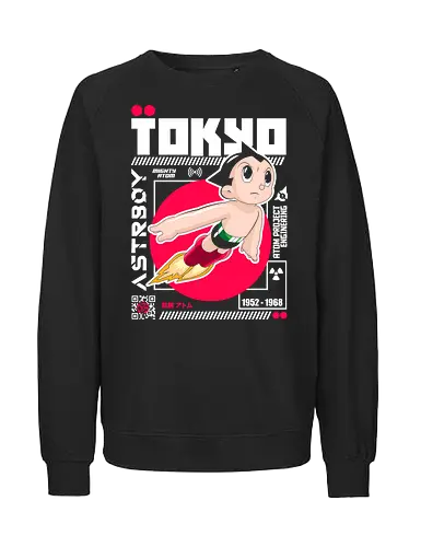 Infinite Energy - astro boy, robot power, classic anime, energy core, android boy, retro manga, sci fi hero, iconic character - Fairtrade Sweatshirt