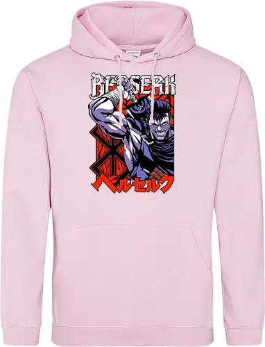 Guts Berserker Rage - berserk, guts, berserker armor, dark anime, sword warrior, manga art, dark fantasy, anime battle - Standard Hoodie