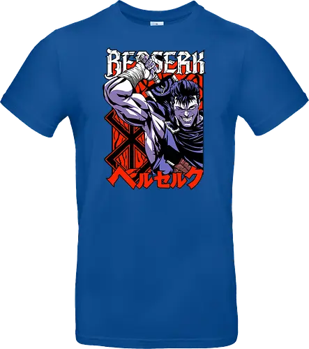 Guts Berserker Rage - berserk, guts, berserker armor, dark anime, sword warrior, manga art, dark fantasy, anime battle - Standard T-Shirt
