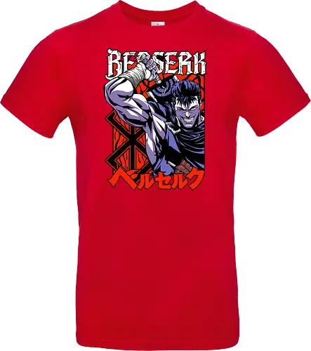 Guts Berserker Rage - berserk, guts, berserker armor, dark anime, sword warrior, manga art, dark fantasy, anime battle - Standard T-Shirt
