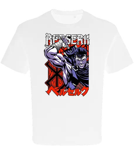 Guts Berserker Rage - berserk, guts, berserker armor, dark anime, sword warrior, manga art, dark fantasy, anime battle - Oversize T-Shirt