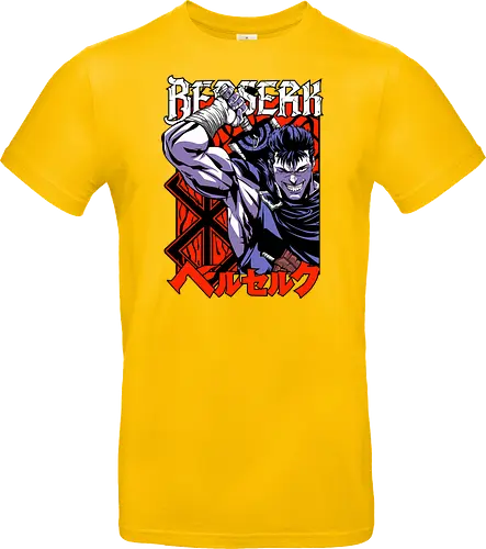 Guts Berserker Rage - berserk, guts, berserker armor, dark anime, sword warrior, manga art, dark fantasy, anime battle - Standard T-Shirt