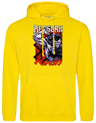 Guts Berserker Rage - berserk, guts, berserker armor, dark anime, sword warrior, manga art, dark fantasy, anime battle - Standard Hoodie