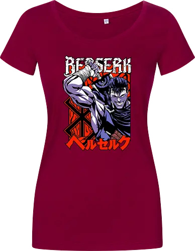 Guts Berserker Rage - berserk, guts, berserker armor, dark anime, sword warrior, manga art, dark fantasy, anime battle - Damen T-Shirt