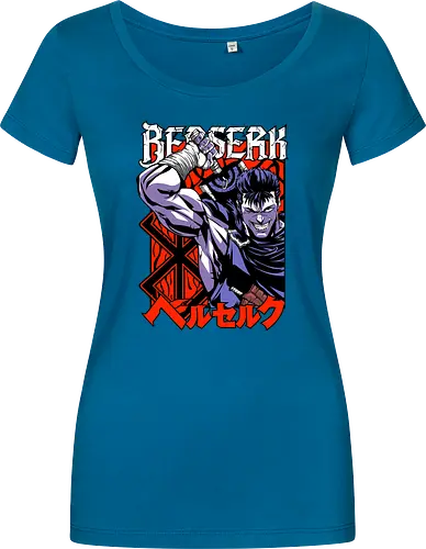 Guts Berserker Rage - berserk, guts, berserker armor, dark anime, sword warrior, manga art, dark fantasy, anime battle - Damen T-Shirt
