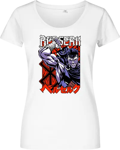 Guts Berserker Rage - berserk, guts, berserker armor, dark anime, sword warrior, manga art, dark fantasy, anime battle - Damen T-Shirt