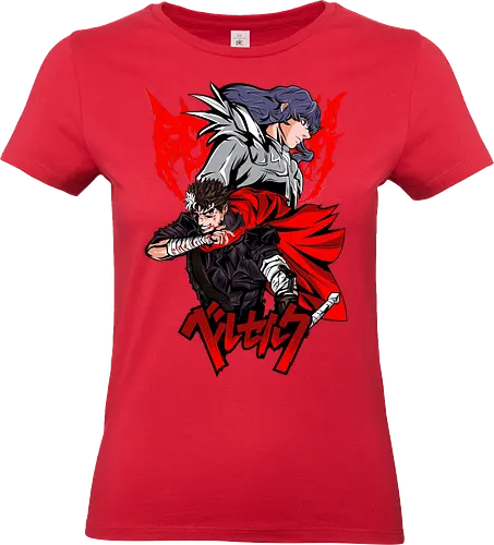 Guts vs Griffith Fate Clash - berserk, guts, griffith, anime rivalry, dark fantasy, manga scene, epic battle, anime aesthetic - Standard T-Shirt (Frauen)