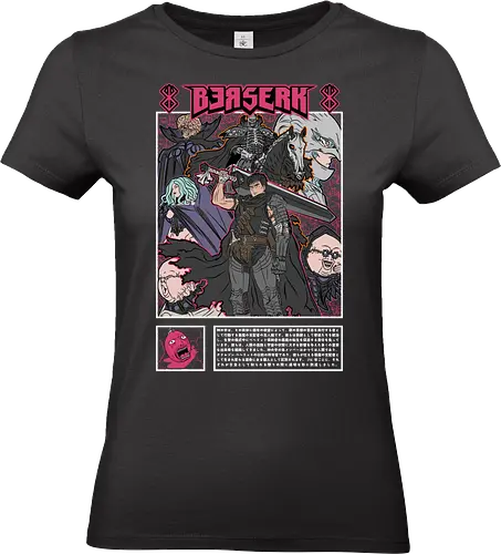 Berserk Dark Journey - berserk, anime group, manga story, dark fantasy, epic journey, seinen anime, character lineup, anime art - Standard T-Shirt (Frauen)
