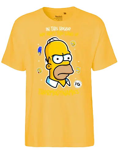 In this house - funny, retro, quotes, cartoon series - Fairtrade T-Shirt