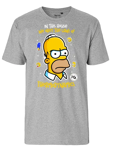 In this house - funny, retro, quotes, cartoon series - Fairtrade T-Shirt